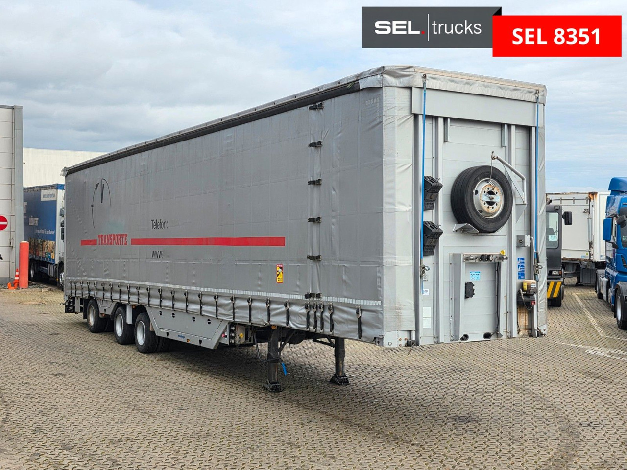 Meusburger MPS-3 / Radmulde / Lenk-Liftachse /Verbreiterbar - Тентованный полуприцеп: фото 3 Meusburger MPS-3 / Radmulde / Lenk-Liftachse /Verbreiterbar - Тентованный полуприцеп: фото 3