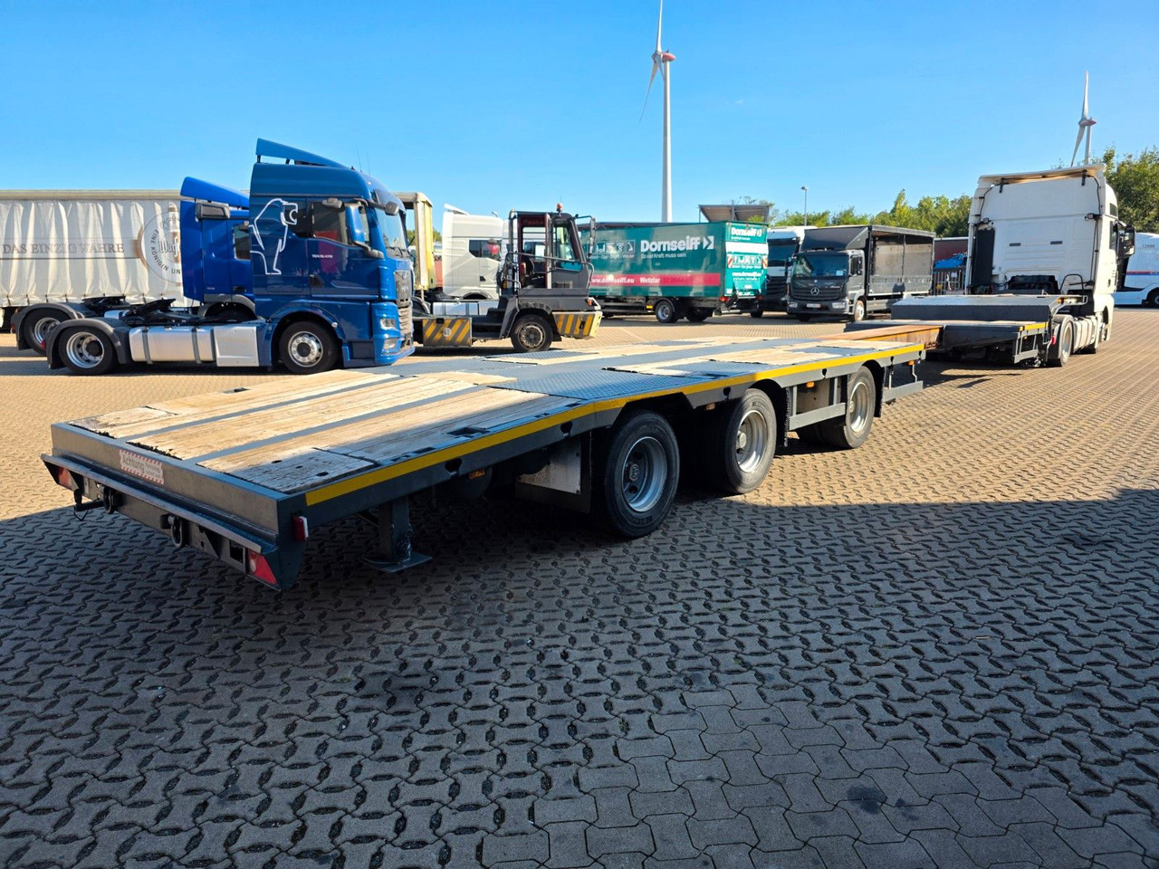 Meusburger MTS-3 / Teleskop / 13.085 - 17.385 mm /Lenkachse - Полуприцеп бортовой/ Платформа: фото 1 Meusburger MTS-3 / Teleskop / 13.085 - 17.385 mm /Lenkachse - Полуприцеп бортовой/ Платформа: фото 1