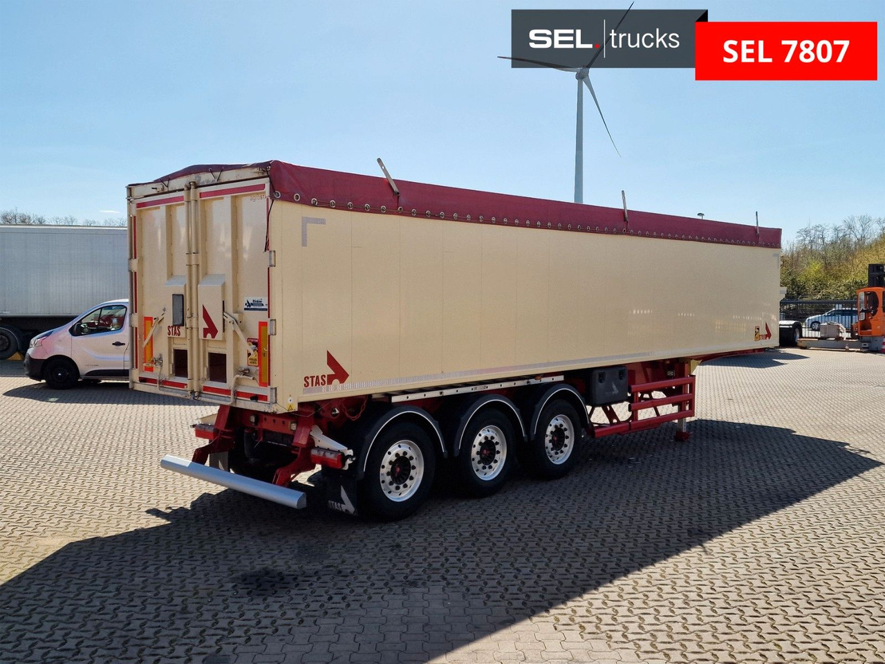 Stas S300CX / Alu-Felgen / EX II, FL, OX, AT / 50m³ - Самосвальный полуприцеп: фото 5 Stas S300CX / Alu-Felgen / EX II, FL, OX, AT / 50m³ - Самосвальный полуприцеп: фото 5