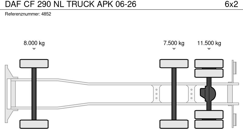 Мусоровоз DAF CF 290 NL TRUCK APK 06-26: фото 13