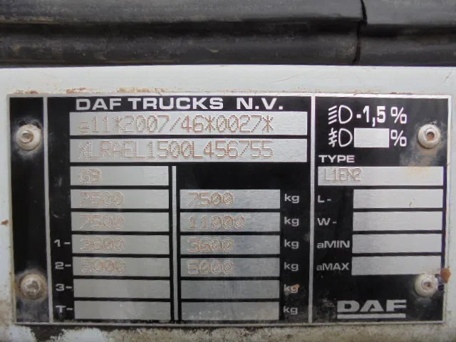 Ассенизатор DAF LF 180 FA: фото 20