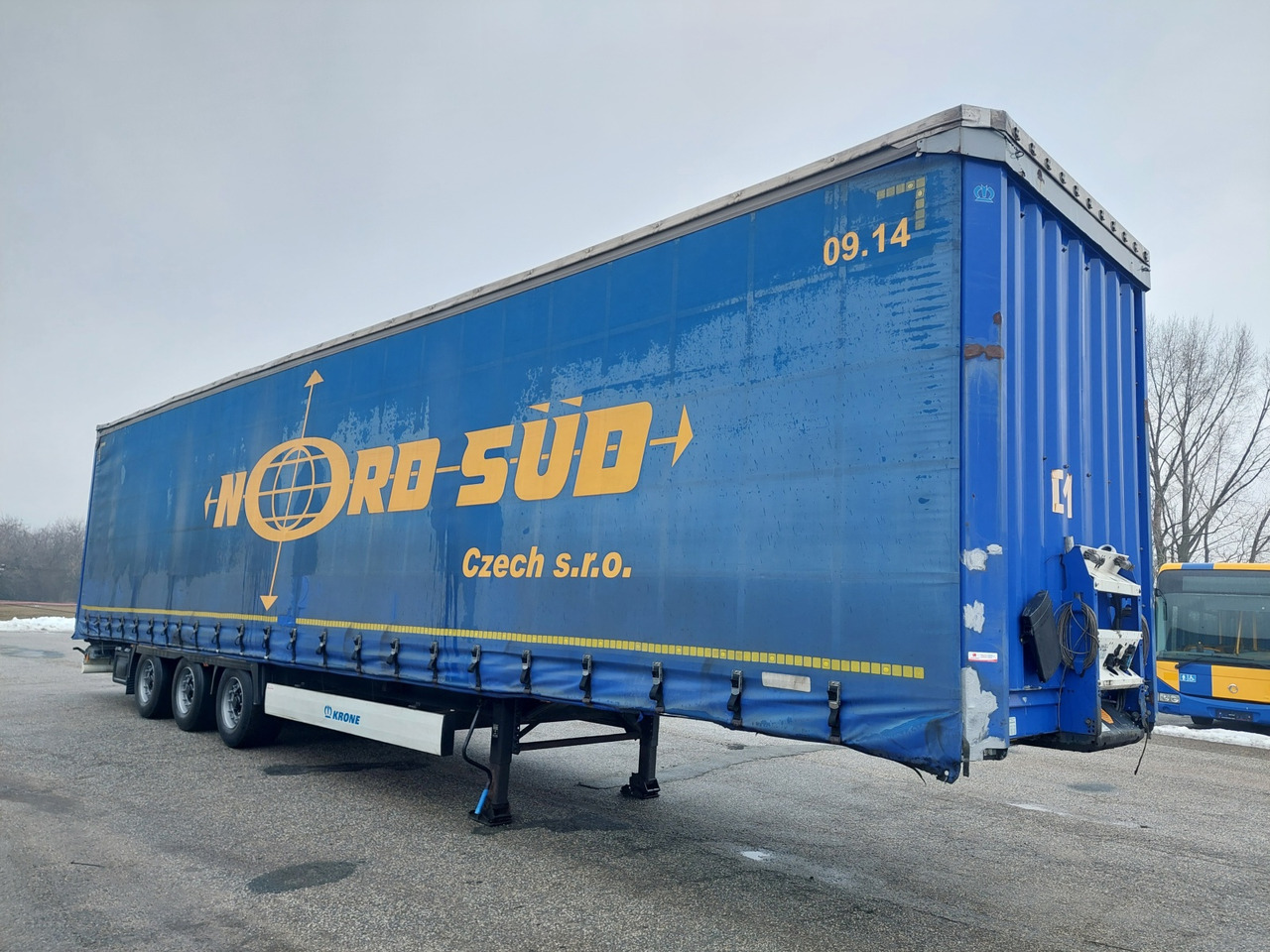 Krone SD Mega - Тентованный полуприцеп: фото 2 Krone SD Mega - Тентованный полуприцеп: фото 2