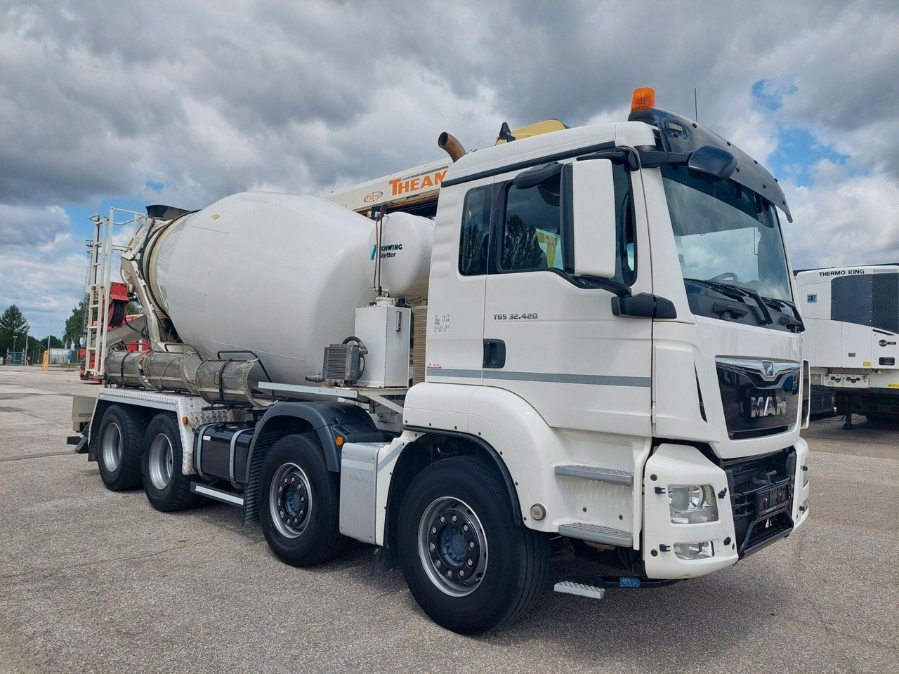 MAN TGS 32.420 BB Stetter AM 8 FHCBL + Theam T3D16 - Автобетоносмеситель: фото 2 MAN TGS 32.420 BB Stetter AM 8 FHCBL + Theam T3D16 - Автобетоносмеситель: фото 2