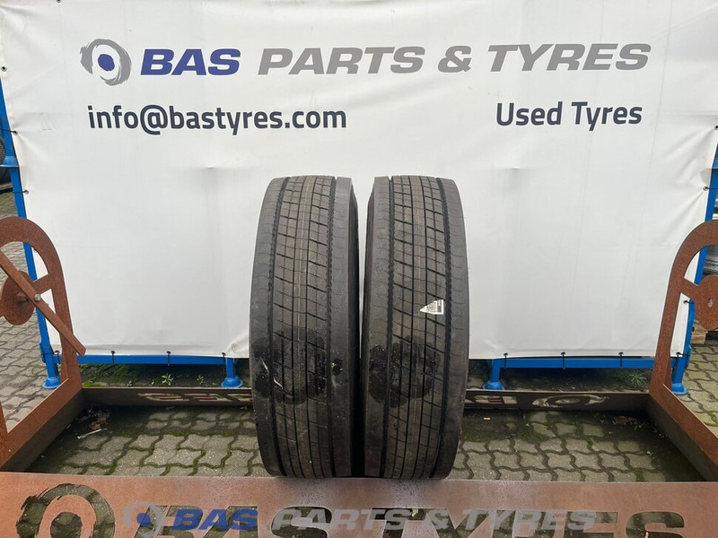 Bridgestone Bridgestone 315/80R22.5 DURAVIS R-STEER 002 156/150 M+S 3PMSF gebruikte set - Шина для Грузовиков: фото 1 Bridgestone Bridgestone 315/80R22.5 DURAVIS R-STEER 002 156/150 M+S 3PMSF gebruikte set - Шина для Грузовиков: фото 1