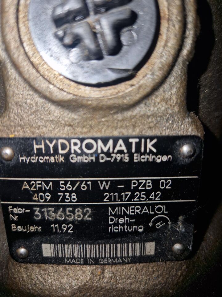 BOMBA HYDROMATIK A2FM 56/61W - Гидравлический насос: фото 3 BOMBA HYDROMATIK A2FM 56/61W - Гидравлический насос: фото 3