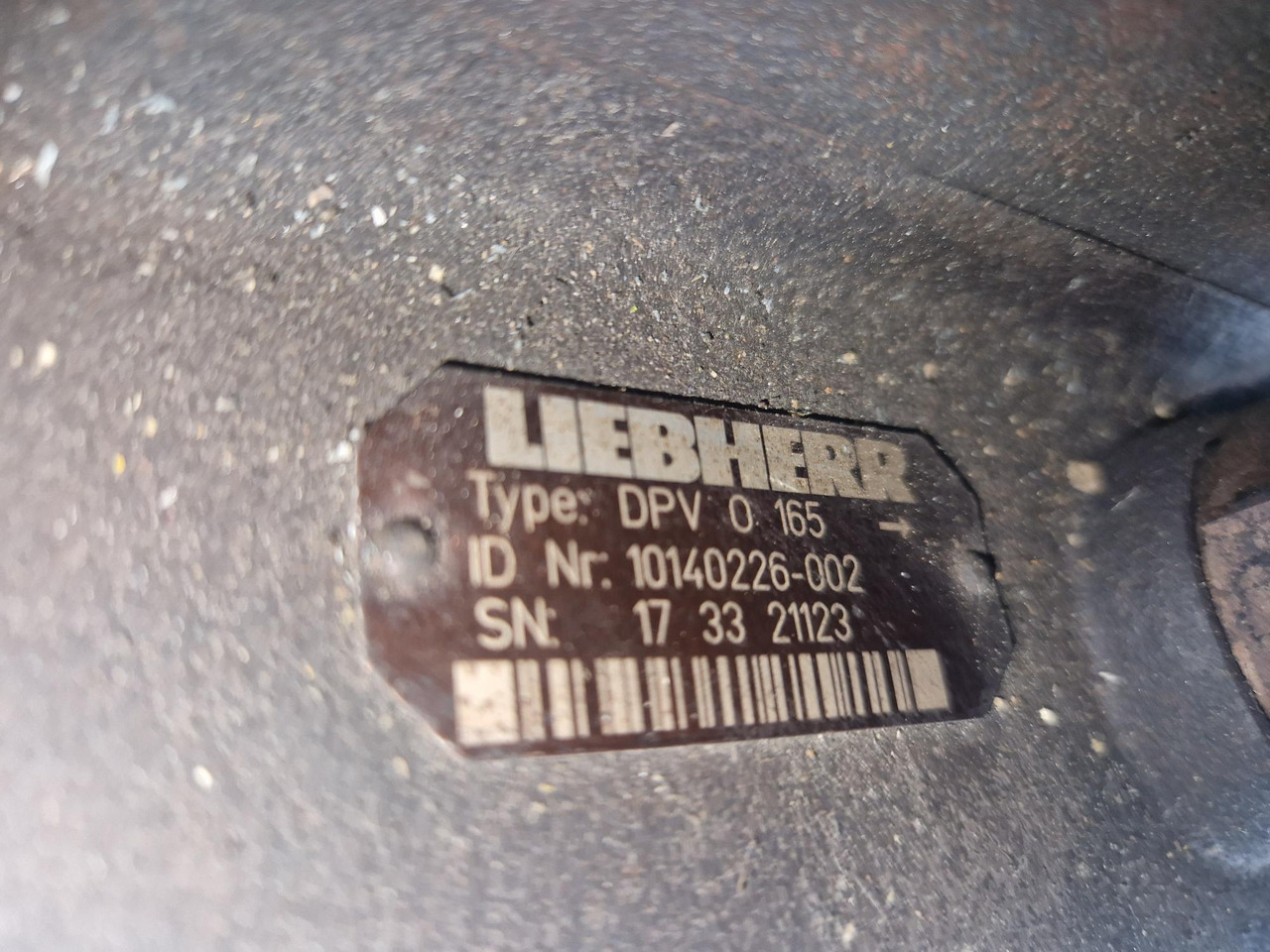 Liebherr DPV 0 165 - Гидравлический насос для Строительной техники: фото 2 Liebherr DPV 0 165 - Гидравлический насос для Строительной техники: фото 2
