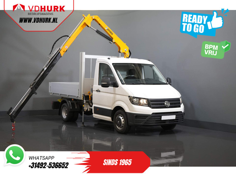 Volkswagen Crafter 50 165 pk Effer 352S Kraan/ Crane/ Kran/ Autokran/ PTO/ Open laadbak/ Dubbel Lucht - Лёгкий коммерческий автомобиль: фото 1 Volkswagen Crafter 50 165 pk Effer 352S Kraan/ Crane/ Kran/ Autokran/ PTO/ Open laadbak/ Dubbel Lucht - Лёгкий коммерческий автомобиль: фото 1