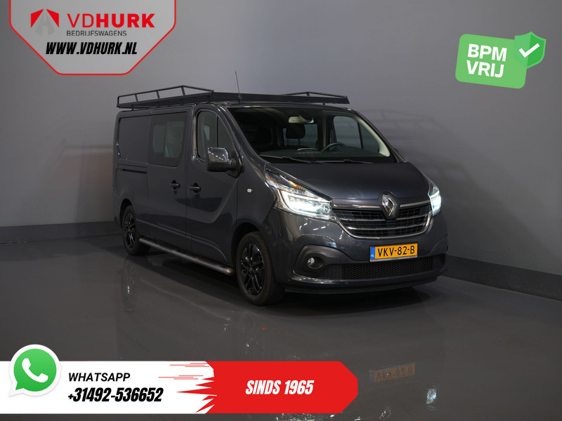 Renault Trafic 2.0 dCi 145 pk Aut. L2 DC Dubbel Cabine BPM VRIJ! 2xSchuifdeur/ LED/ Stoelverw./ Climate/ Cruise/ Imperiaal/ Sidebars/ Trekhaak/ - Легковой фургон, Грузопассажирский фургон: фото 1 Renault Trafic 2.0 dCi 145 pk Aut. L2 DC Dubbel Cabine BPM VRIJ! 2xSchuifdeur/ LED/ Stoelverw./ Climate/ Cruise/ Imperiaal/ Sidebars/ Trekhaak/ - Легковой фургон, Грузопассажирский фургон: фото 1