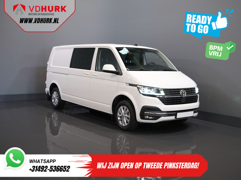 Volkswagen Transporter 2.0 TDI 150 pk Aut. L2 DC Dubbel Cabine BPM VRIJ! Ready2Go 2xSchuifdeur/ Adapt Cruise/ LED/ Standkachel/ Stoelverw./ Carplay/ Ca - Легковой фургон, Грузопассажирский фургон: фото 1 Volkswagen Transporter 2.0 TDI 150 pk Aut. L2 DC Dubbel Cabine BPM VRIJ! Ready2Go 2xSchuifdeur/ Adapt Cruise/ LED/ Standkachel/ Stoelverw./ Carplay/ Ca - Легковой фургон, Грузопассажирский фургон: фото 1