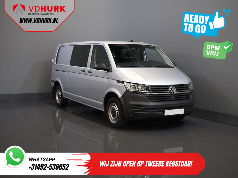 Volkswagen Transporter T6.1 2.0 TDI 150 pk DSG Aut. L2 DC BPM VRIJ! Dubbel Cabine 6 Pers./ Lage KM!/ Adapt.Cruise/ 270Gr. Deuren/ Navi/ Carplay/ Trekha - Цельнометаллический фургон, Грузопассажирский фургон: фото 1 Volkswagen Transporter T6.1 2.0 TDI 150 pk DSG Aut. L2 DC BPM VRIJ! Dubbel Cabine 6 Pers./ Lage KM!/ Adapt.Cruise/ 270Gr. Deuren/ Navi/ Carplay/ Trekha - Цельнометаллический фургон, Грузопассажирский фургон: фото 1