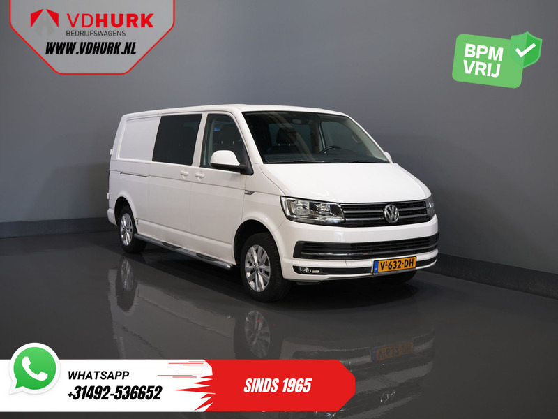 Volkswagen Transporter T6 2.0 TDI 150 pk DSG Aut. L2 Highline E6 DC Dubbel Cabine BPM VRIJ! Carplay/ Alarm/ Leder/ Cruise/ PDC/ Sidebars/ Trekhaak/ LMV - Легковой фургон, Грузопассажирский фургон: фото 1 Volkswagen Transporter T6 2.0 TDI 150 pk DSG Aut. L2 Highline E6 DC Dubbel Cabine BPM VRIJ! Carplay/ Alarm/ Leder/ Cruise/ PDC/ Sidebars/ Trekhaak/ LMV - Легковой фургон, Грузопассажирский фургон: фото 1