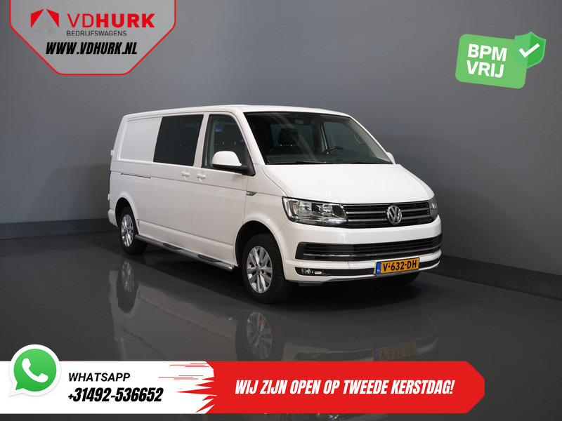 Volkswagen Transporter T6 2.0 TDI 150 pk DSG Aut. L2 Highline E6 DC Dubbel Cabine BPM VRIJ! Carplay/ Alarm/ Leder/ Cruise/ PDC/ Sidebars/ Trekhaak/ LMV - Легковой фургон, Грузопассажирский фургон: фото 1 Volkswagen Transporter T6 2.0 TDI 150 pk DSG Aut. L2 Highline E6 DC Dubbel Cabine BPM VRIJ! Carplay/ Alarm/ Leder/ Cruise/ PDC/ Sidebars/ Trekhaak/ LMV - Легковой фургон, Грузопассажирский фургон: фото 1