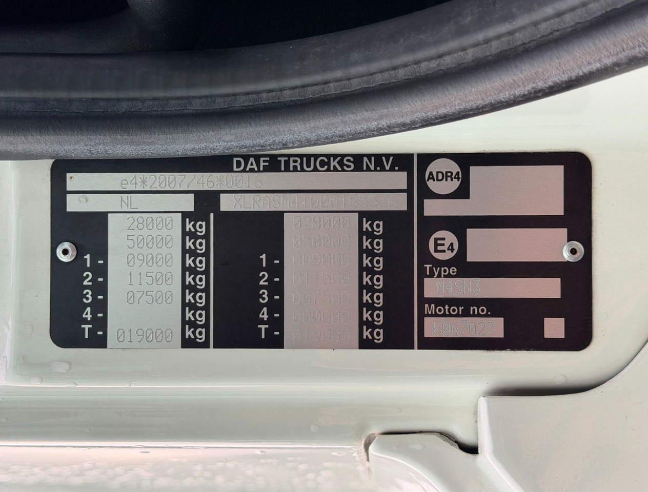 Рефрижератор DAF CF 450 SC Heiwo Isolated BOX 875 x 250 x 275 INS. Carrier Cooling 340.000 KM Tail Lift Super Condition NEW APK - TUV: фото 25