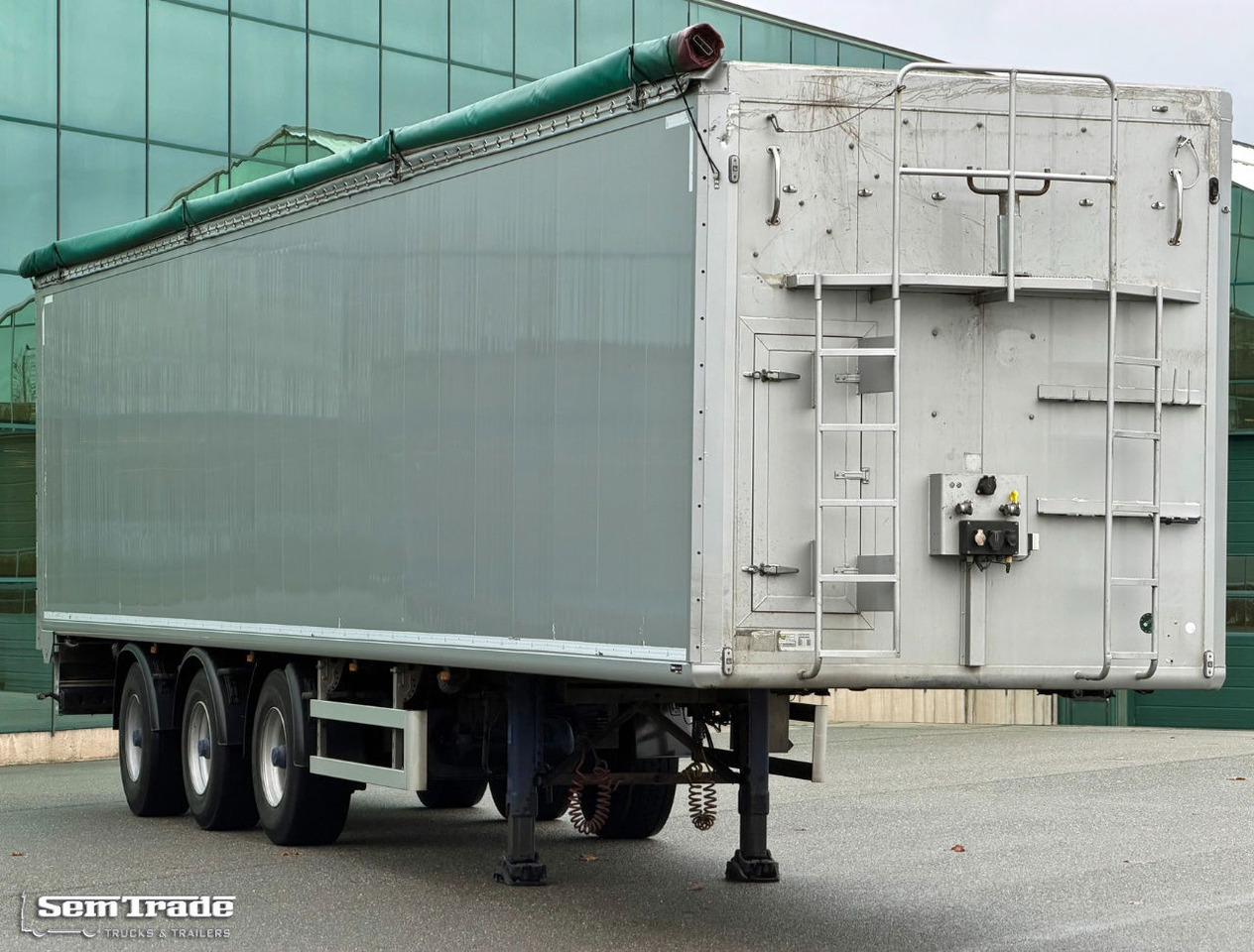 Полуприцеп с подвижным полом Kraker CF-X2 Walking Floor 2X Steering Axle TOP Condition Holland-Trailer: фото 7