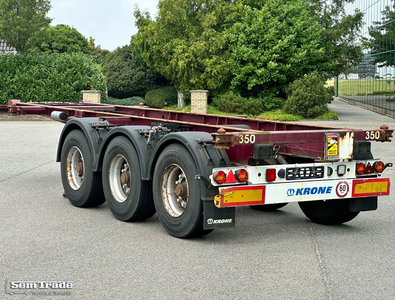 Krone SD 27 BPW Axles Lift Axle Disc Brakes Belgium-Trailer - Полуприцеп-контейнеровоз/ Сменный кузов: фото 3 Krone SD 27 BPW Axles Lift Axle Disc Brakes Belgium-Trailer - Полуприцеп-контейнеровоз/ Сменный кузов: фото 3