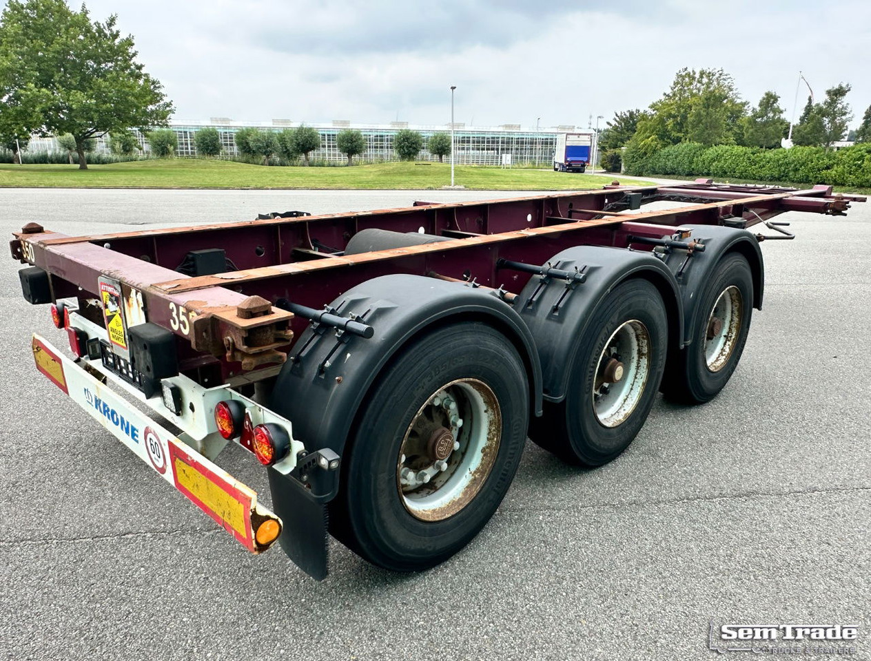Krone SD 27 BPW Axles Lift Axle Disc Brakes Belgium-Trailer - Полуприцеп-контейнеровоз/ Сменный кузов: фото 5 Krone SD 27 BPW Axles Lift Axle Disc Brakes Belgium-Trailer - Полуприцеп-контейнеровоз/ Сменный кузов: фото 5
