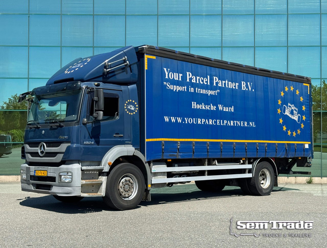 Mercedes-Benz Axor 1824 Euro 5 694.000 KM Curtain Side Door Tail Lift NEW Tacho TOP Condition NL Truck - Тентованный грузовик: фото 1 Mercedes-Benz Axor 1824 Euro 5 694.000 KM Curtain Side Door Tail Lift NEW Tacho TOP Condition NL Truck - Тентованный грузовик: фото 1