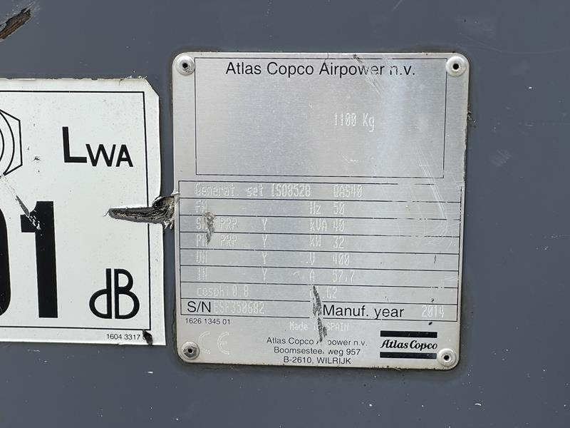 Электрогенератор Atlas-Copco QAS 40 KD: фото 9