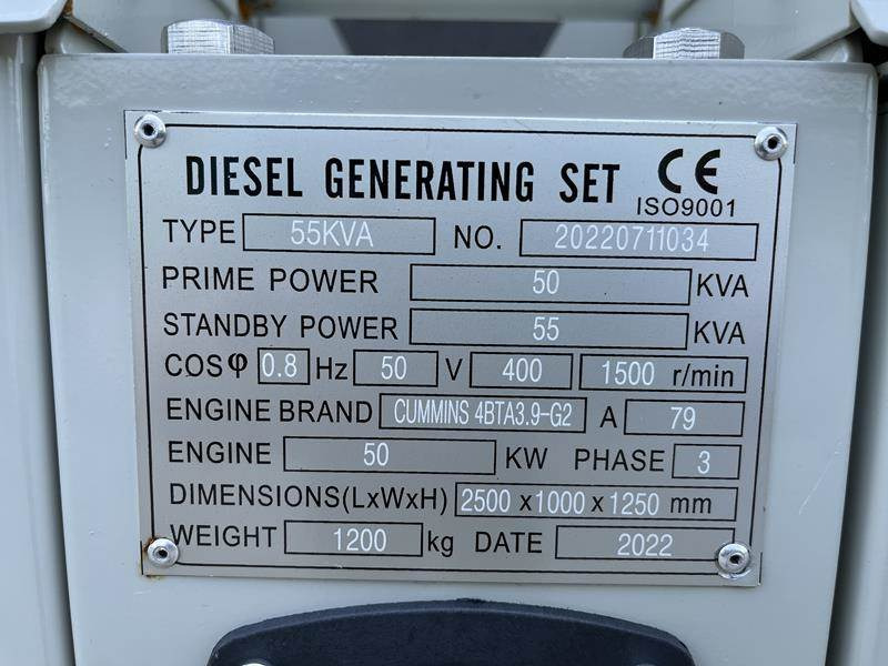 Cummins 55 kVA - Электрогенератор: фото 2 Cummins 55 kVA - Электрогенератор: фото 2