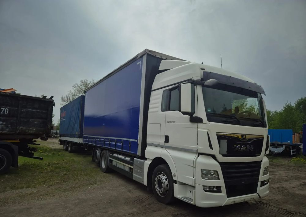 MAN TGX 26.460 Firana ZESTAW - Тентованный грузовик: фото 1 MAN TGX 26.460 Firana ZESTAW - Тентованный грузовик: фото 1