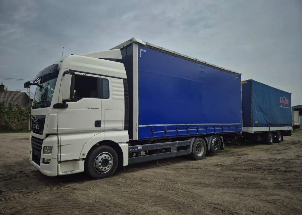 MAN TGX 26.460 Firana ZESTAW - Тентованный грузовик: фото 2 MAN TGX 26.460 Firana ZESTAW - Тентованный грузовик: фото 2