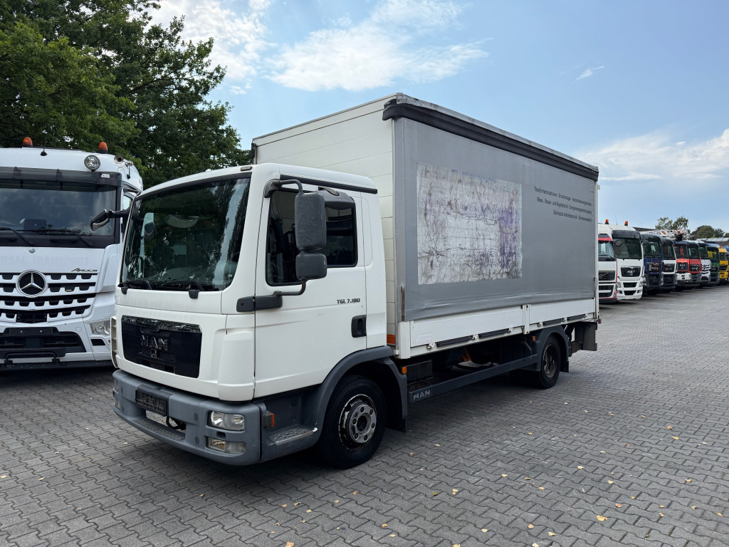 MAN TGL 7.180 4X2 BL 1500Kg Ladebordwand - Тентованный грузовик: фото 1 MAN TGL 7.180 4X2 BL 1500Kg Ladebordwand - Тентованный грузовик: фото 1