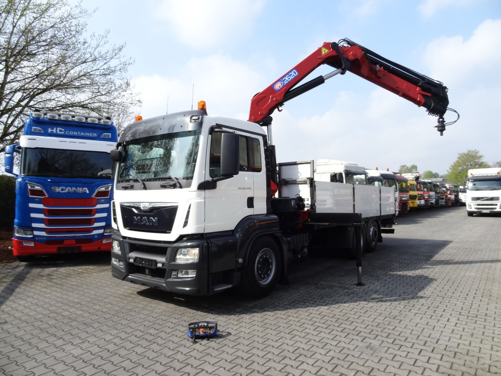 MAN TGS 26.440 6X2 HMF 2620 K5 - Грузовик бортовой/ Платформа, Автоманипулятор: фото 1 MAN TGS 26.440 6X2 HMF 2620 K5 - Грузовик бортовой/ Платформа, Автоманипулятор: фото 1