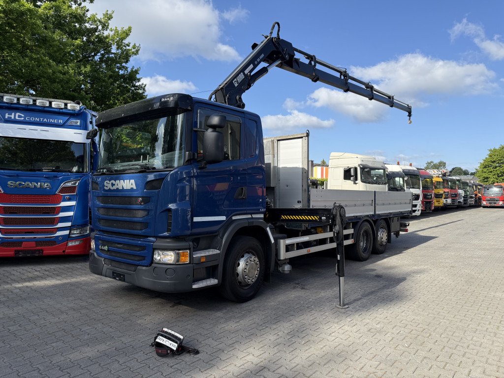 Scania G440 6X2*4 HIAB 166 bis 16.50 Meter - Автоманипулятор, Грузовик бортовой/ Платформа: фото 1 Scania G440 6X2*4 HIAB 166 bis 16.50 Meter - Автоманипулятор, Грузовик бортовой/ Платформа: фото 1