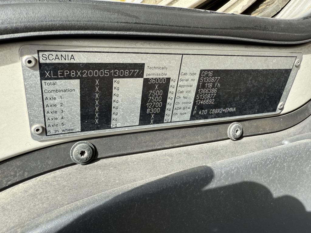 Scania P420 8X2*6 - Грузовик-шасси: фото 4 Scania P420 8X2*6 - Грузовик-шасси: фото 4