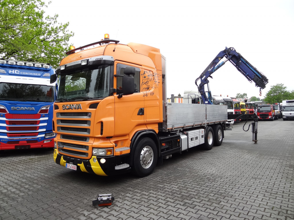 Scania R480 6X2*4 Kran Atlas 240 bis 20 Meter - Грузовик бортовой/ Платформа, Автоманипулятор: фото 1 Scania R480 6X2*4 Kran Atlas 240 bis 20 Meter - Грузовик бортовой/ Платформа, Автоманипулятор: фото 1
