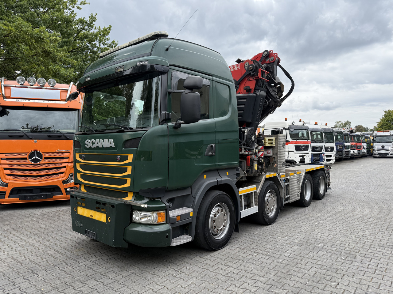 Scania R450 8X4 Kran Fassi F660 bis 34 Meter - Тягач: фото 1 Scania R450 8X4 Kran Fassi F660 bis 34 Meter - Тягач: фото 1