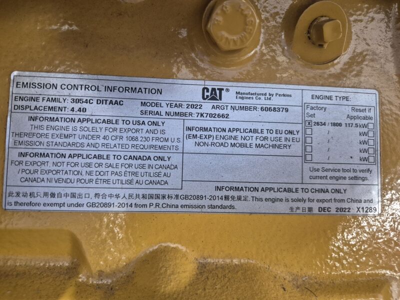 Новый Двигатель для Промышленного оборудования Caterpillar 3054C DITAAC Engine+Radiator: фото 11
