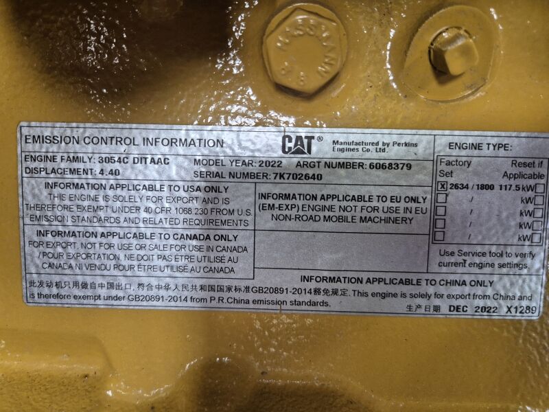 Новый Двигатель для Промышленного оборудования Caterpillar 3054C DITAAC Engine + Radiator: фото 11 Новый Двигатель для Промышленного оборудования Caterpillar 3054C DITAAC Engine + Radiator: фото 11