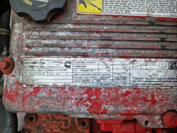 Cummins ISL9E6380 Engine (Bus) - Двигатель: фото 3 Cummins ISL9E6380 Engine (Bus) - Двигатель: фото 3