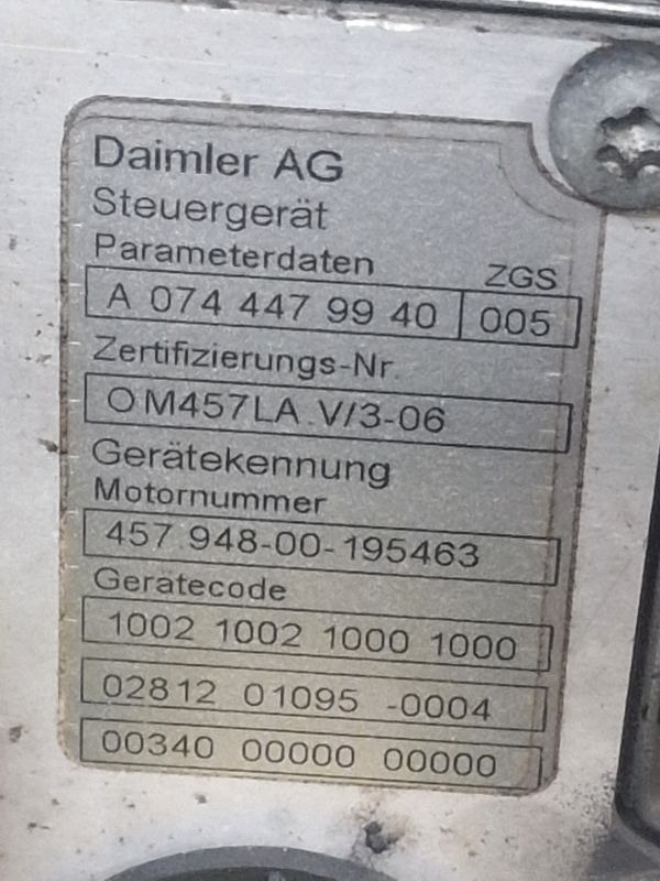 Mercedes Benz OM457LA.V/3-06 Engine (Truck) - Двигатель для Грузовиков: фото 2 Mercedes Benz OM457LA.V/3-06 Engine (Truck) - Двигатель для Грузовиков: фото 2