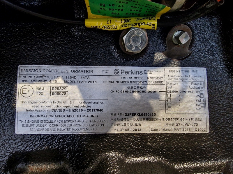 Perkins 1104D-44TA Engine (Plant) - Двигатель для Строительной техники: фото 2 Perkins 1104D-44TA Engine (Plant) - Двигатель для Строительной техники: фото 2