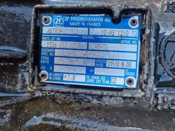 ZF Astronic 12AS1210TO Gearbox - Коробка передач: фото 2 ZF Astronic 12AS1210TO Gearbox - Коробка передач: фото 2