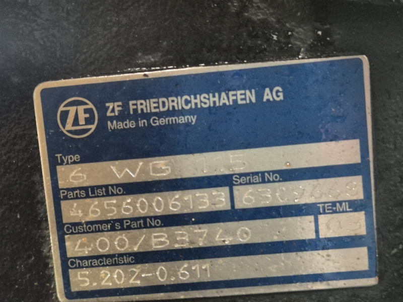 ZF Industrial JCB 6WG115 400/B3740 Gearbox New (Plant) - Коробка передач для Строительной техники: фото 2 ZF Industrial JCB 6WG115 400/B3740 Gearbox New (Plant) - Коробка передач для Строительной техники: фото 2