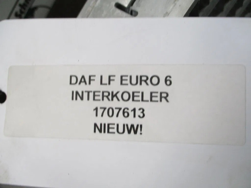 DAF 1707613 INTERKOELER DAF LF PX5 PX7 EURO 6 NIEUW! - Интеркулер для Грузовиков: фото 2 DAF 1707613 INTERKOELER DAF LF PX5 PX7 EURO 6 NIEUW! - Интеркулер для Грузовиков: фото 2
