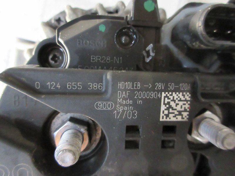 DAF 2000904 DAF XF CF DYNAMO EURO 6 MODEL 2018 - Генератор для Грузовиков: фото 5 DAF 2000904 DAF XF CF DYNAMO EURO 6 MODEL 2018 - Генератор для Грузовиков: фото 5