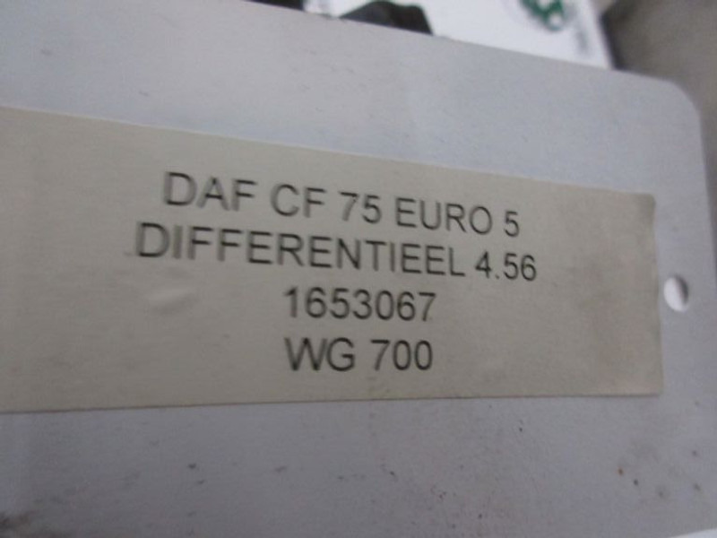 DAF CF75 1653067 DIFFERENTIEEL 1339 RATIO 4,56 EURO 5 - Дифференциал для Грузовиков: фото 5 DAF CF75 1653067 DIFFERENTIEEL 1339 RATIO 4,56 EURO 5 - Дифференциал для Грузовиков: фото 5