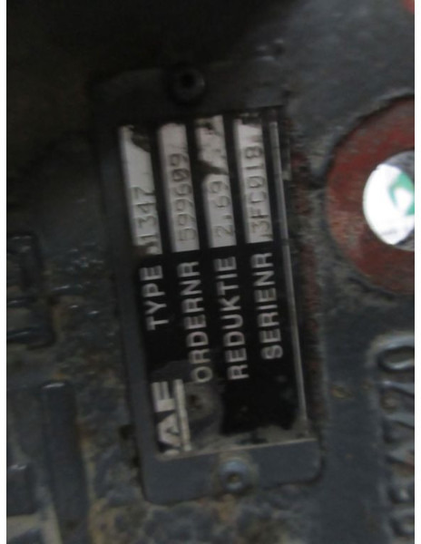 DAF XF 1878148 DIFFERENTIEEL 1347 RATIO 2,69 EURO 5 - Дифференциал для Грузовиков: фото 5 DAF XF 1878148 DIFFERENTIEEL 1347 RATIO 2,69 EURO 5 - Дифференциал для Грузовиков: фото 5