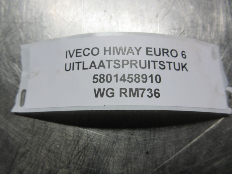 Iveco 5801458910 UITLAATSPRUITSTUK HI WAY EURO 6 480 PK - Выпускной коллектор для Грузовиков: фото 5 Iveco 5801458910 UITLAATSPRUITSTUK HI WAY EURO 6 480 PK - Выпускной коллектор для Грузовиков: фото 5