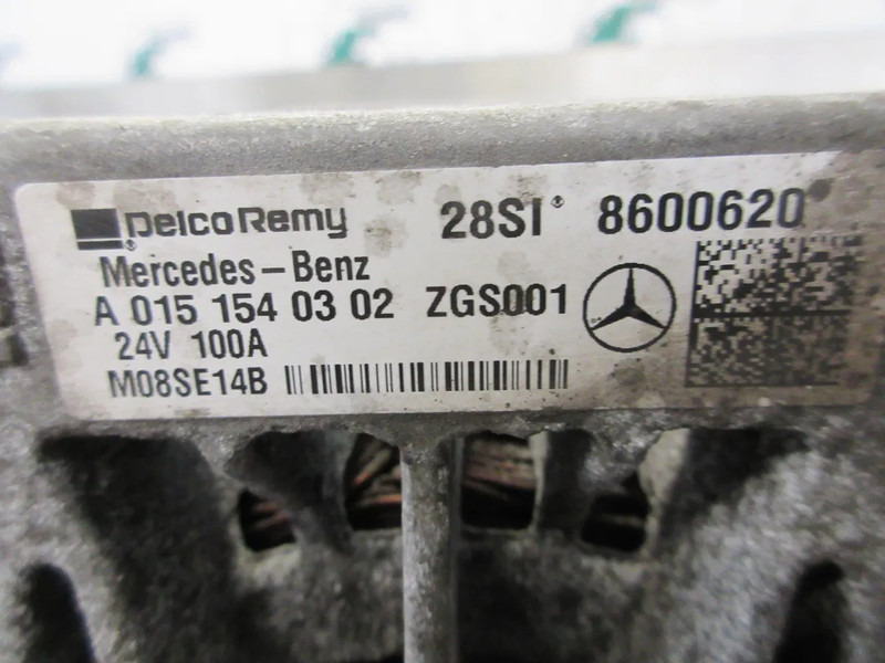 Mercedes-Benz A 015 154 03 02 DYNAMO MERCEDES BENZ 1833 MP4 EURO 6 - Генератор для Грузовиков: фото 5 Mercedes-Benz A 015 154 03 02 DYNAMO MERCEDES BENZ 1833 MP4 EURO 6 - Генератор для Грузовиков: фото 5