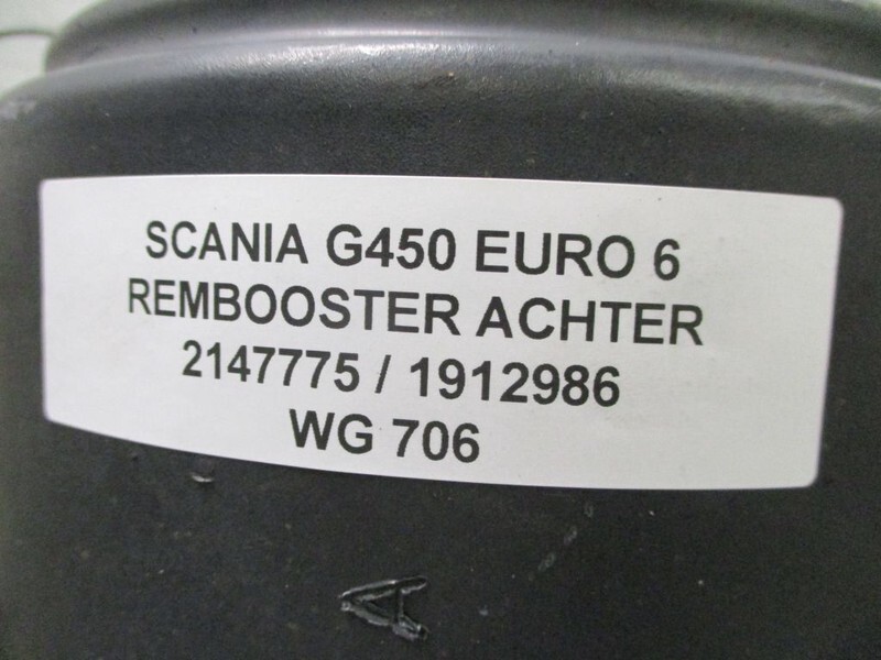 Scania 2147775 / 1912986 REMBOOSTER ACHTER EURO 6 R/G 450 EURO 6 - Тормозной цилиндр для Грузовиков: фото 2 Scania 2147775 / 1912986 REMBOOSTER ACHTER EURO 6 R/G 450 EURO 6 - Тормозной цилиндр для Грузовиков: фото 2
