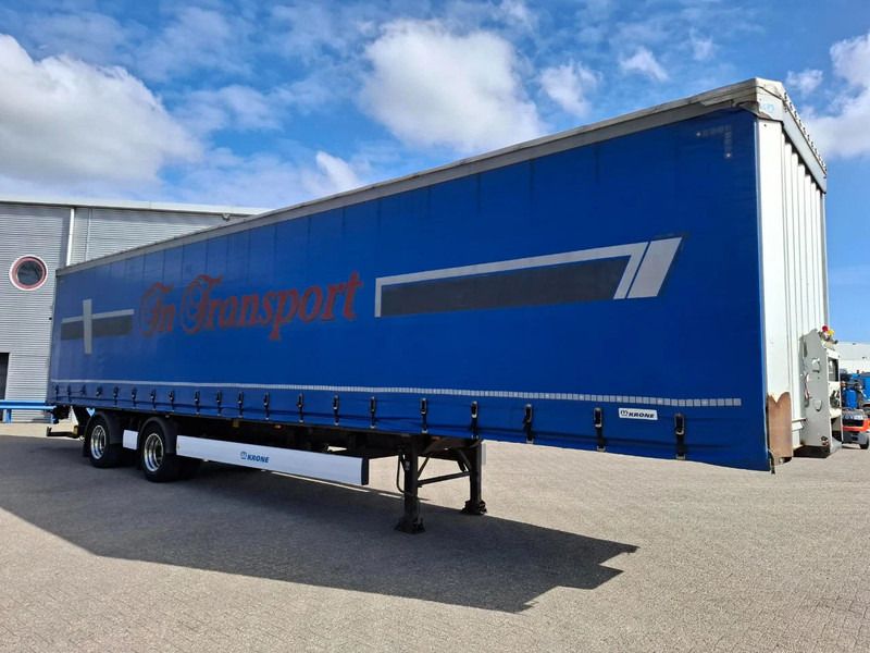 Krone / SLIDING ROOF / LIFT AXLE / STEERING AXLE / REMOTED PLATFORM 2500 KG / CURTAIN SAILS / BPW 10 TON AXLES / 2015 - Тентованный полуприцеп: фото 3 Krone / SLIDING ROOF / LIFT AXLE / STEERING AXLE / REMOTED PLATFORM 2500 KG / CURTAIN SAILS / BPW 10 TON AXLES / 2015 - Тентованный полуприцеп: фото 3