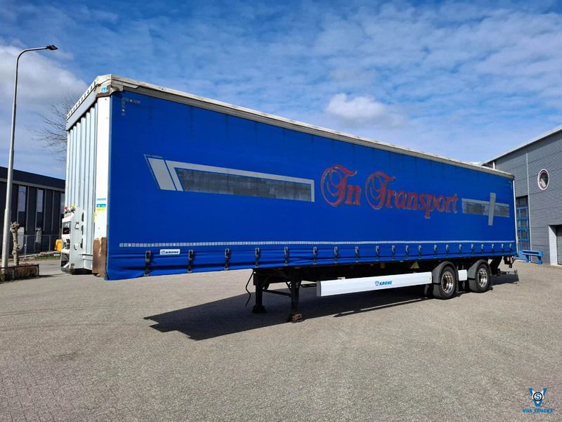 Krone / SLIDING ROOF / LIFT AXLE / STEERING AXLE / REMOTED PLATFORM 2500 KG / CURTAIN SAILS / BPW 10 TON AXLES / 2015 - Тентованный полуприцеп: фото 1 Krone / SLIDING ROOF / LIFT AXLE / STEERING AXLE / REMOTED PLATFORM 2500 KG / CURTAIN SAILS / BPW 10 TON AXLES / 2015 - Тентованный полуприцеп: фото 1