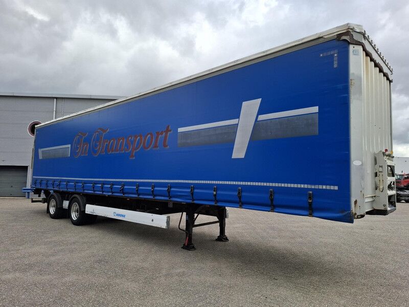 Krone / SLIDING ROOF / LIFT AXLE / STEERING AXLE / REMOTED PLATFORM / CURTAIN SAILS / BPW 10 TON AXLES / 2014 - Тентованный полуприцеп: фото 2 Krone / SLIDING ROOF / LIFT AXLE / STEERING AXLE / REMOTED PLATFORM / CURTAIN SAILS / BPW 10 TON AXLES / 2014 - Тентованный полуприцеп: фото 2