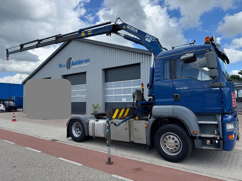 MAN TGA 18.310, Crane Pesci SE155N/4, Manual Kran, Grua, Grue, Kraan - Тягач: фото 1 MAN TGA 18.310, Crane Pesci SE155N/4, Manual Kran, Grua, Grue, Kraan - Тягач: фото 1