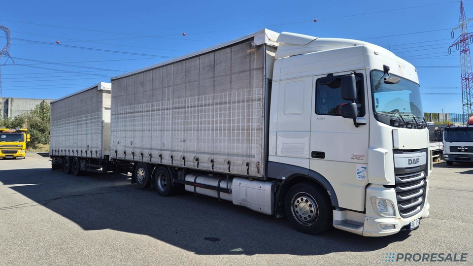 DAF XF 410 FAR SC EURO 6 - velkoobjemová souprava - prodejné jen s přívěsem SCHWARZMÜLLER TPA 2/E - cena je za celou soupravu - Тентованный грузовик: фото 1 DAF XF 410 FAR SC EURO 6 - velkoobjemová souprava - prodejné jen s přívěsem SCHWARZMÜLLER TPA 2/E - cena je za celou soupravu - Тентованный грузовик: фото 1